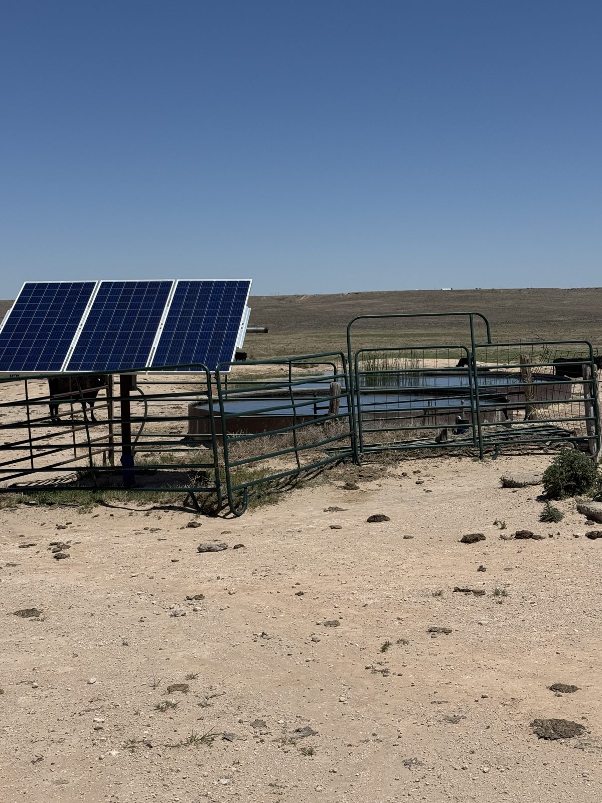 Livestock water on the Ellison ranch, Texas Panhandle