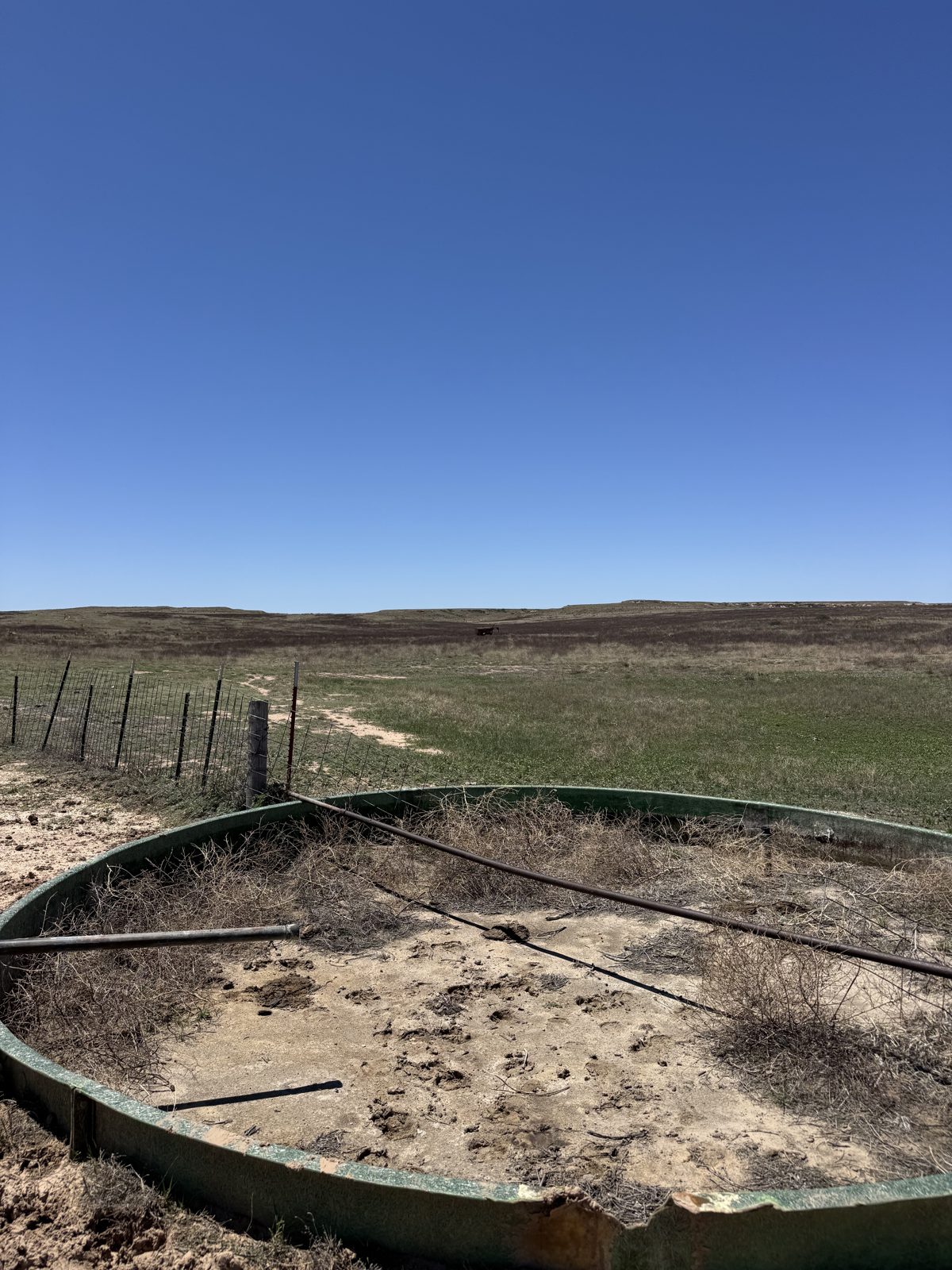 Livestock water on the Ellison ranch, Texas Panhandle